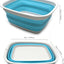 Bañera plegable plástico 7.7L azul brillante