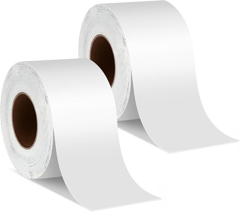 2 Cintas Techo RV Blancas 4pulg x50ft Selladora UV