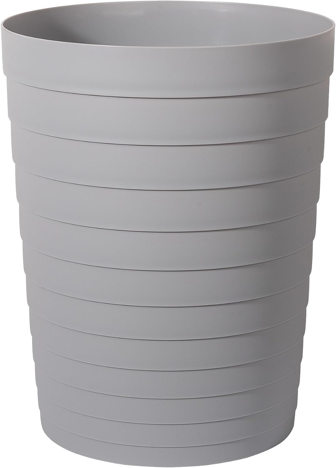 Papelera Plástico Baño 1.8gal Gris