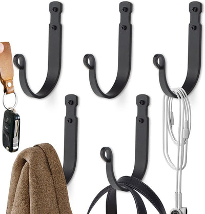 Ganchos pared hierro forjado para hogar garaje baño cocina