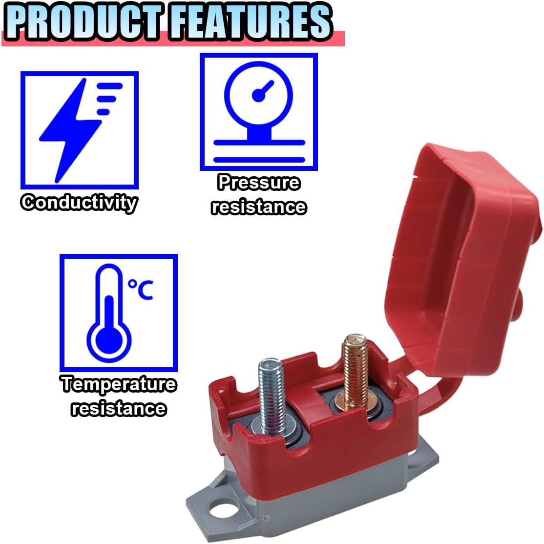 Disyuntores CC 12-24V 30A para auto RV autobús camión