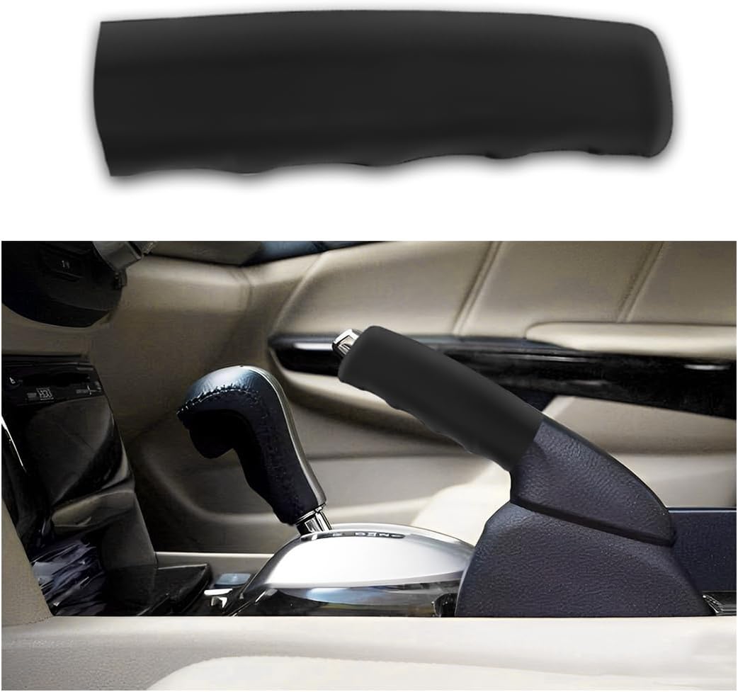 Funda antiderrap silicona freno de mano automóvil negro