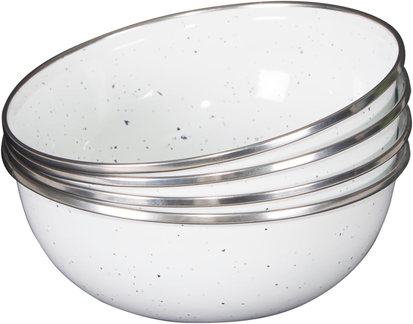 Set 24 Pzas Platos Enamel para 4 Personas Camping