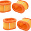 4 Cartuchos Filtro Aire Ovalados Reemplazo B&S 5404 275-5