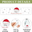 100 Etiquetas Navideñas para Botellas Agua Baby Shower