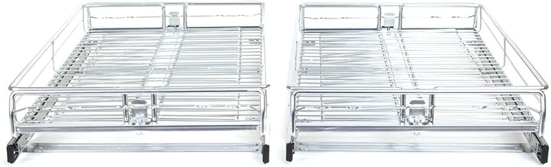 Organiz. cocina deslizante 13x21x4" plateado