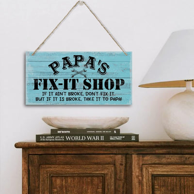 Cartel vintage madera decorativo para hogar