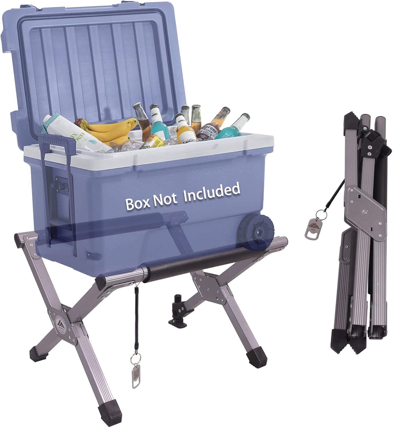 Soporte enfriador plegable antiderrap para camping y picnic