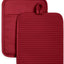 Agarraderas silicona suave acanalada 7x9pulg paprika ahumada