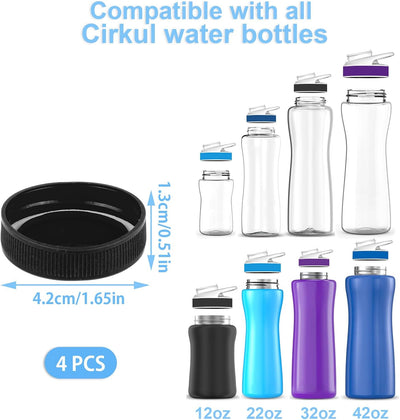 Tapa para botella Cirkul 4 pzas comp cartuchos plástico acero
