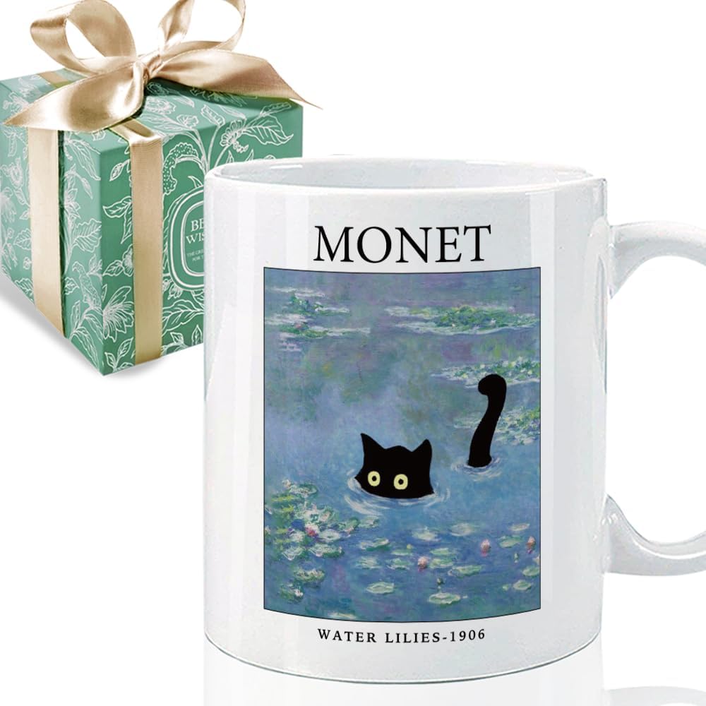Taza clásica nenúfares de agua regalo artistas y amantes del arte
