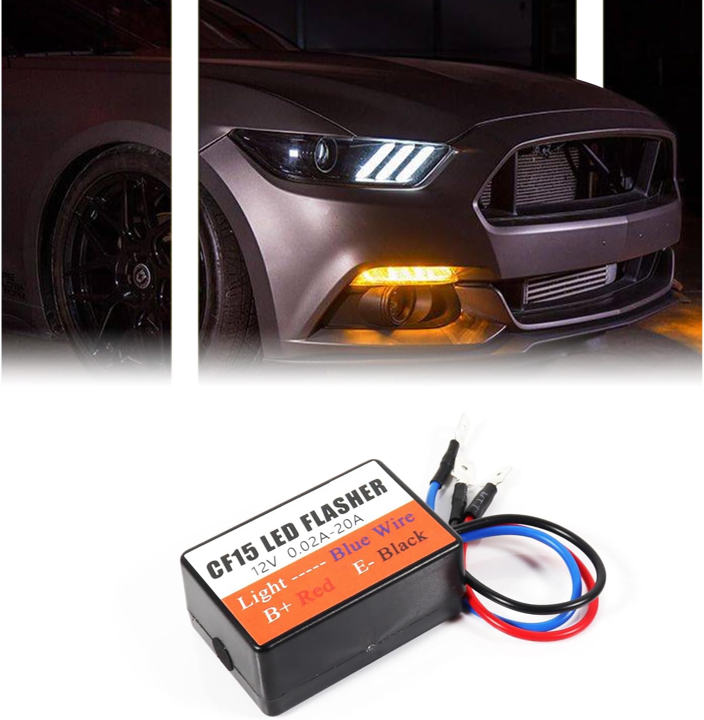Relé LED intermitente 12V 0.02-20A
