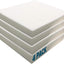 4 Pzas Cojín Sofá Espuma Alta Densidad 24x24pulg