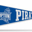 Banderín fieltro NCAA Hampton Pirates 12x30pulg decoración hogar