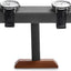 Soporte T-bar madera para relojes y joyas con microfibra