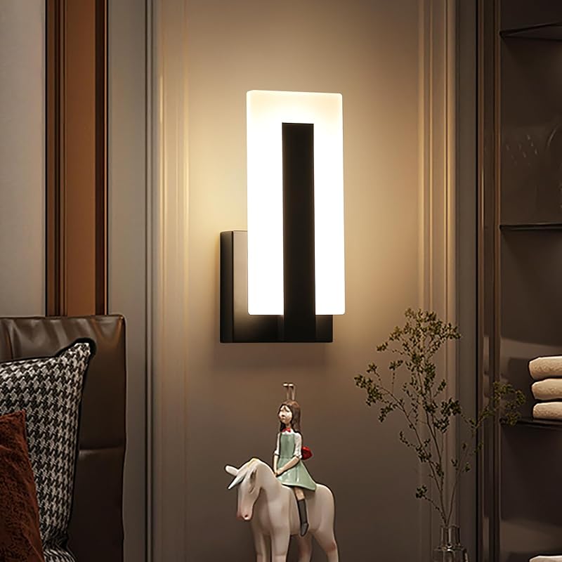 Apliques pared LED acrílico ajuste brillo 10-100% blanco