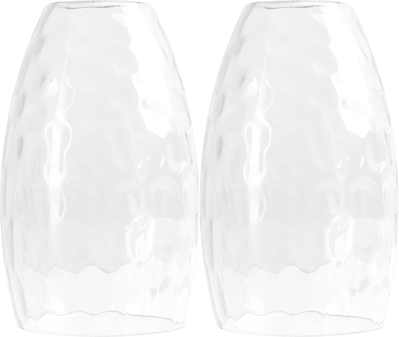 2 Pantallas Vidrio Soplado E26 7.8" Artísticas