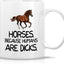 Taza cerámica 11oz para amantes de los caballos