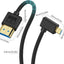 Cable HDMI micro a HDMI 1 pie 90° 48 Gbps 8K 60Hz