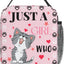 Bolsa almuerzo térmica rosa con gato