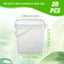20 Recipientes Plástico Transparente 68oz con Tapa y Asa