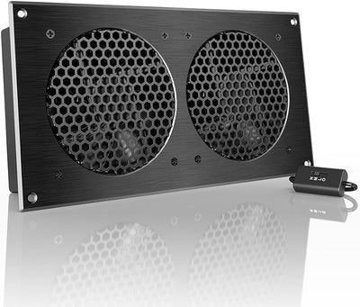 Sistema ventilación doble para cine en casa media AV