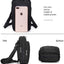 Bolsa Crossbody Impermeable de Nailon para Teléfono y Pasaporte