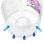 Set 6 Macetas Plástico Transparente 4.5"