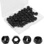 50 Tuercas Nylock Acero Inox 304 Hexagonales #8-32