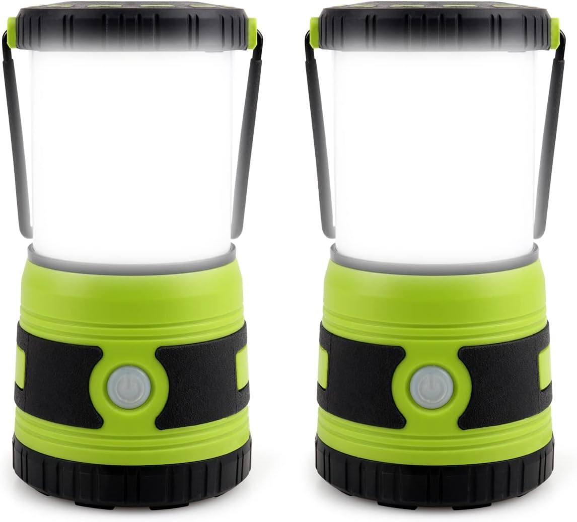 Lámpara LED campamento 1500lm 4 modos luz reflector regulable