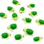 Mini tortuga verde resina 30 pzas decoración jardín