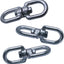 3 Ganchos Acero Inox M8 Doble Extremo Colgador Plantas Hamaca