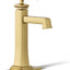 Grifo baño alta presión 5gpm latón cepillado vibrante