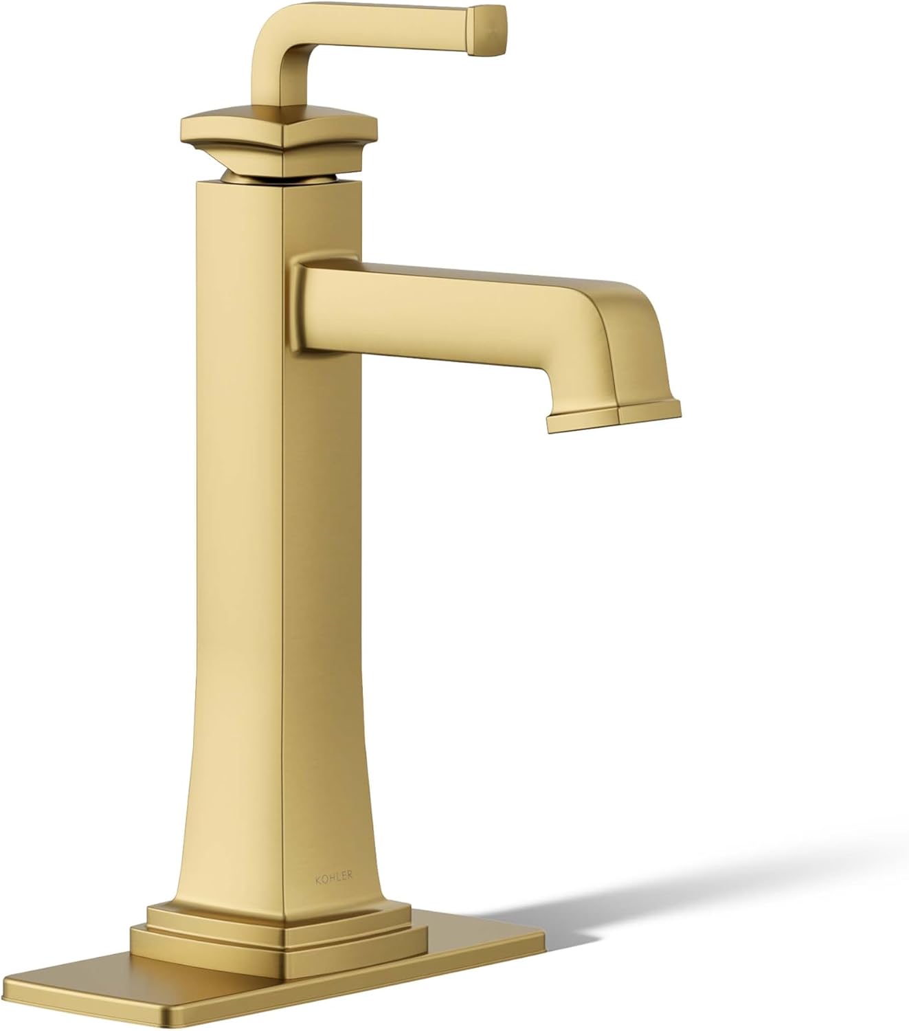 Grifo baño alta presión 5gpm latón cepillado vibrante