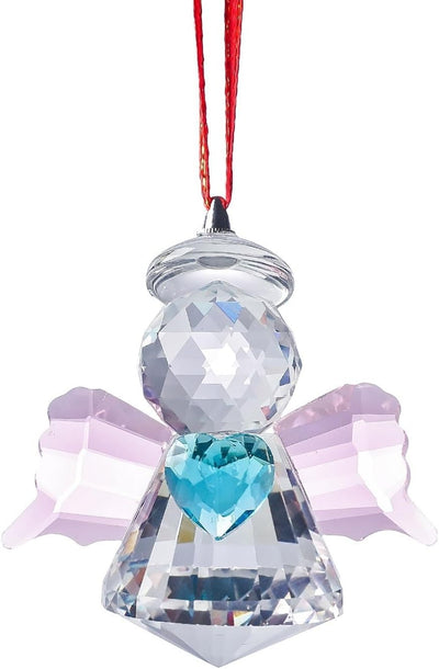 Atrapasoles cristal colgante para ventana coche boda rosa