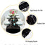 Camino mesa 14x108pulg purpurina negro decoración halloween