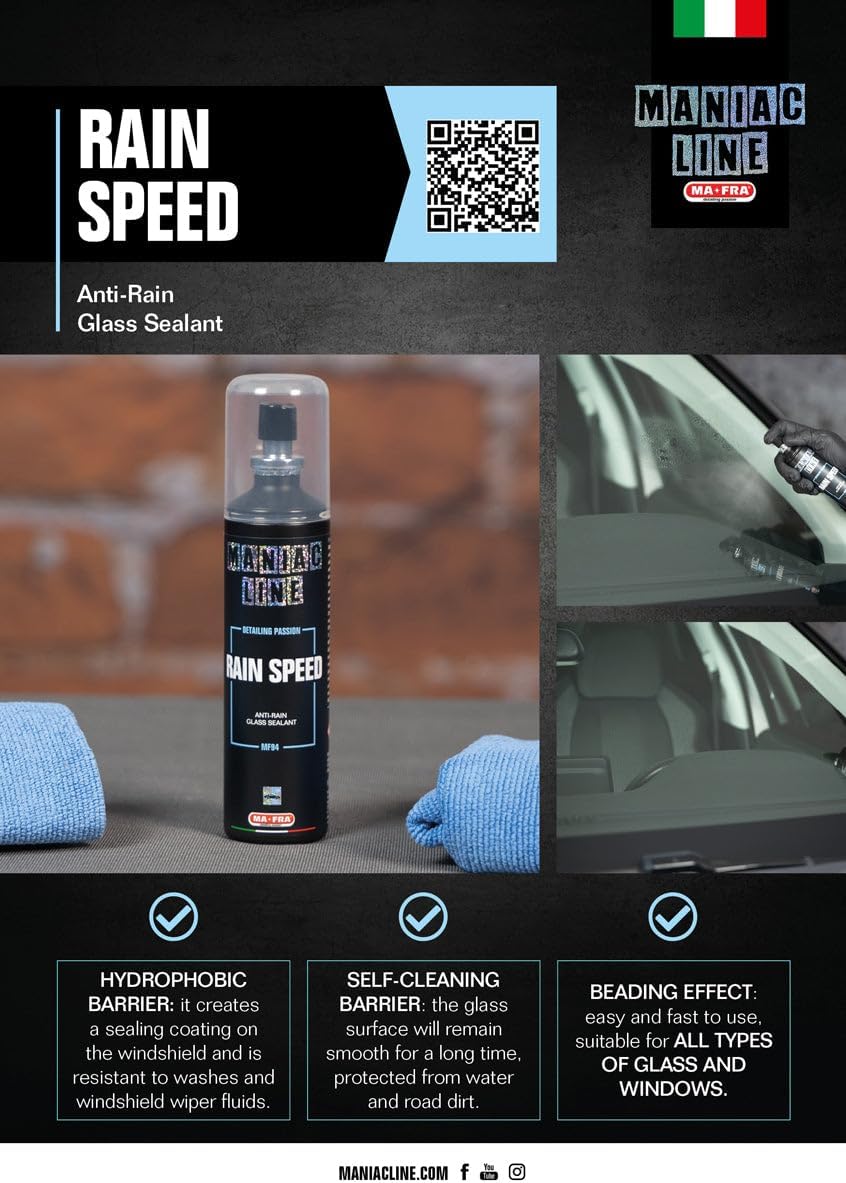 Limpia parabrisas RainSpeed 3.4oz mejora visibilidad