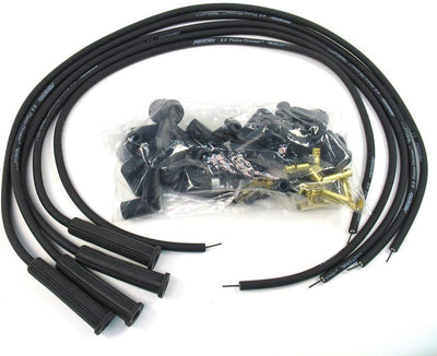 Set cables bujía 0.315pulg VW 4 cilindros negro