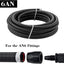 Manguera combustible AN6 3/8" 10pies color negro