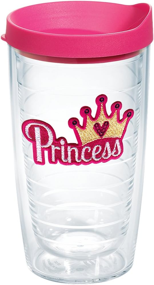 Vaso térmico doble pared lentejuelas 16oz transparente