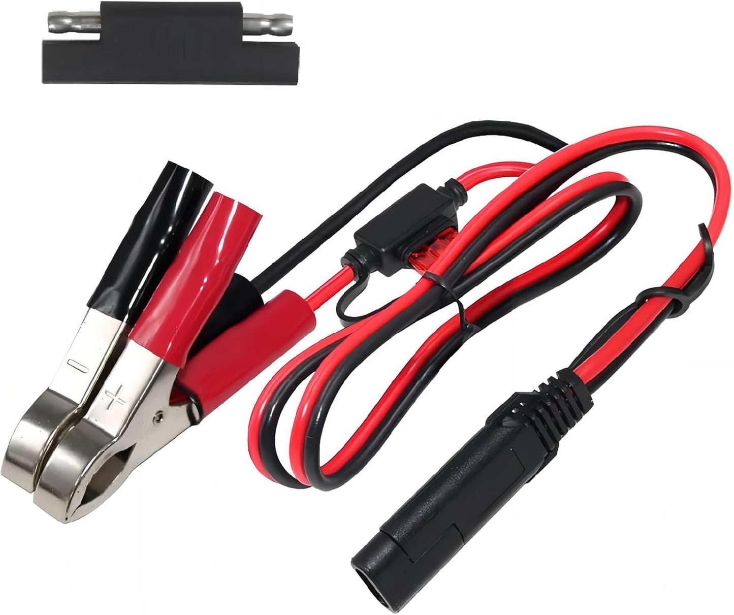 Clip cocodrilo 1.5ft cable batería SAE 7.5A