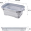 Sartenes plegables 7.5L bandeja plástico drenaje azul
