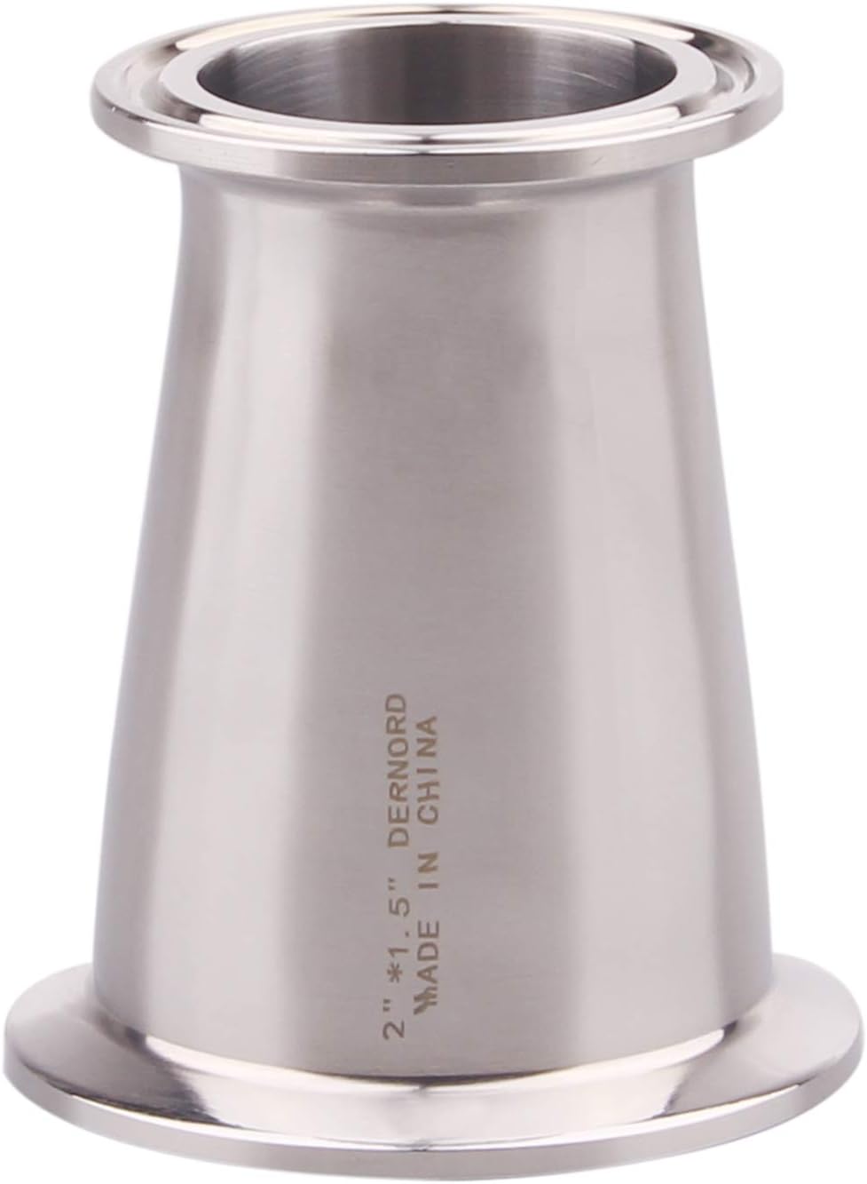 Reductor excéntrico 2x1.5 pulg acero inox