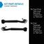 Set 2 rótulas brazo control Ford Mustang GT 18-22