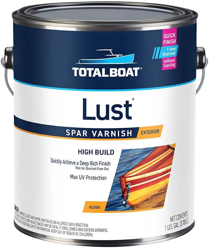 Barniz alto brillo y mate para madera barcos muebles