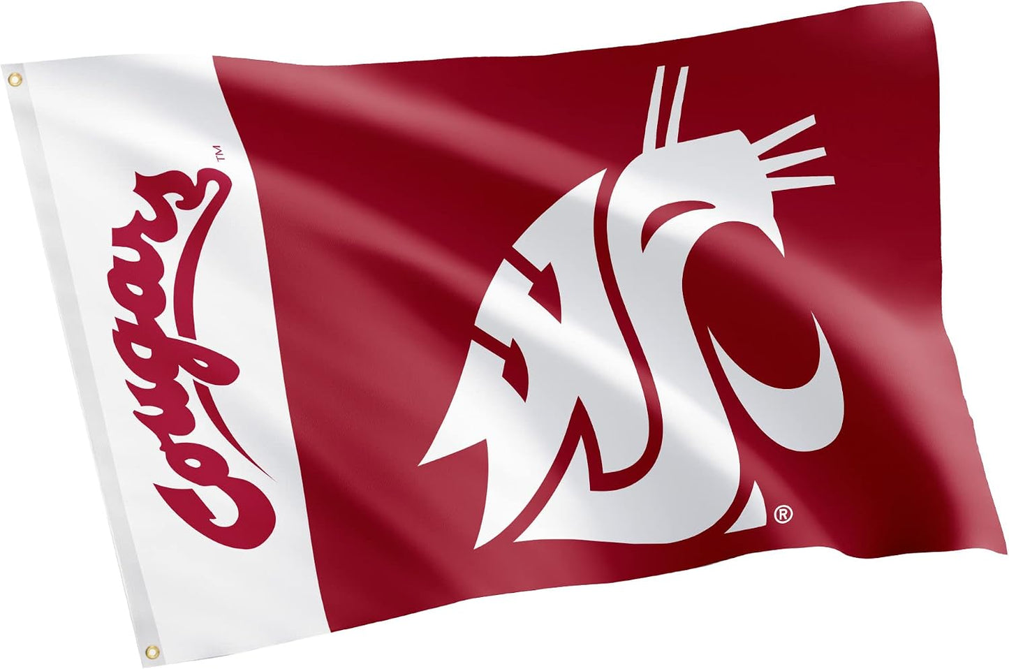 Bandera WSU Cougars 3x5ft 100% poliéster