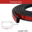 Tira sellado goma EPDM autoadhesiva rectangular 30pies