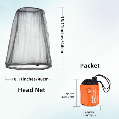 6 Fundas Mosquitos Red para Cabeza Malla Protección