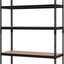 Estantes metal 48x18x72" 5 niveles ajustables garage cocina