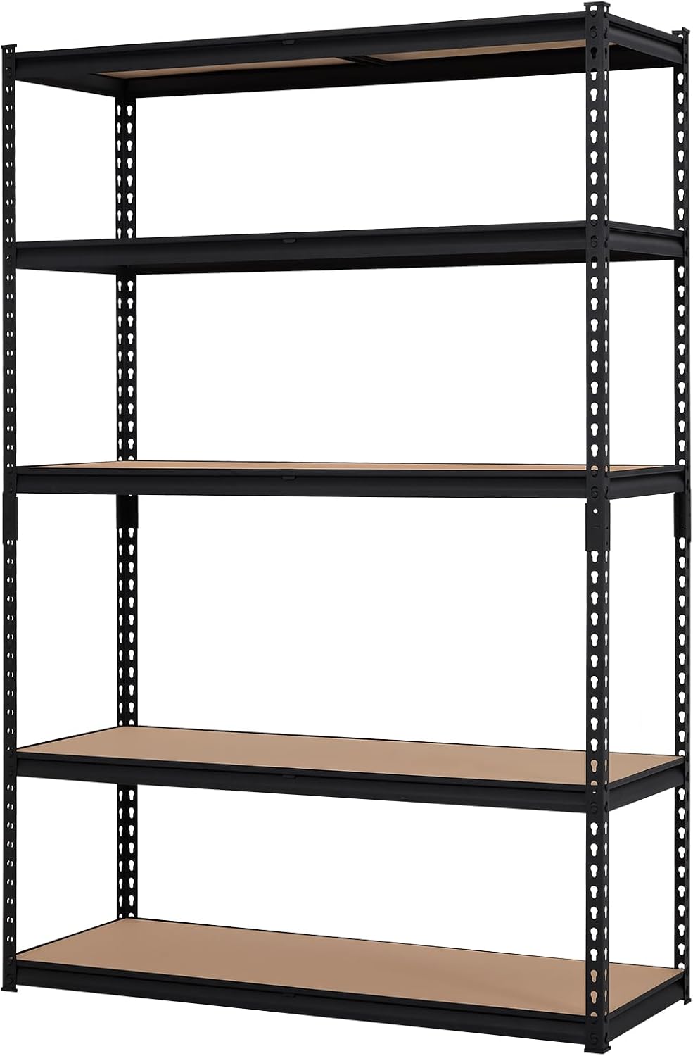 Estantes metal 48x18x72" 5 niveles ajustables garage cocina